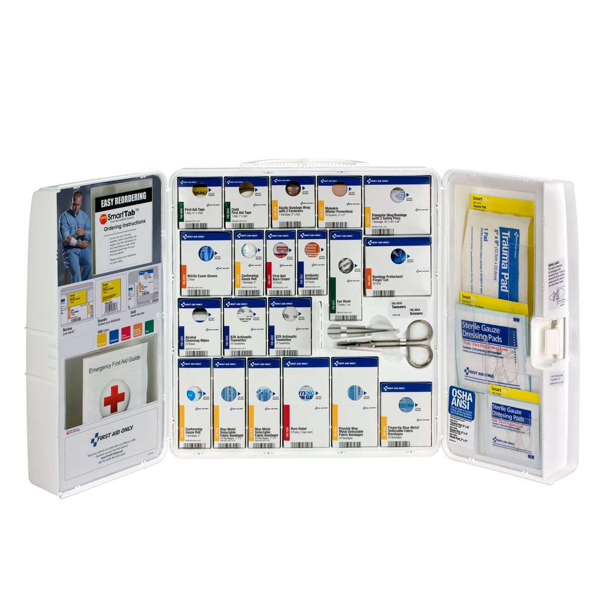 First Aid Only 50 Person Large Plastic SmartCompliance Food Service Cabinet w/o Med 1301-FAE-0103 First Aid Only 50 Person Large Plastic SmartCompliance Food Service Cabinet w/o Med 1301-FAE-0103